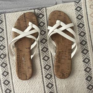 White Aeropostale Sandals